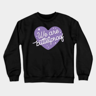 BTS we are bulletproof purple heart Crewneck Sweatshirt